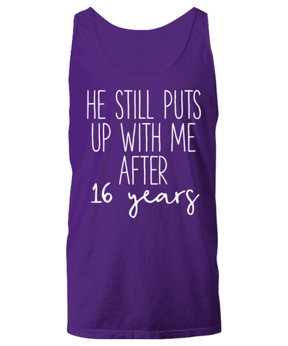 16th Anniversary Unisex Tank Top Shirt