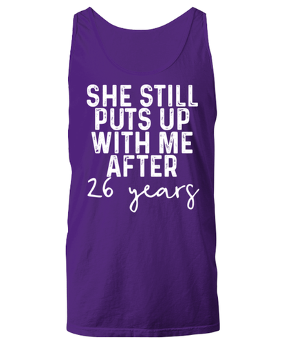 26th Anniversary Unisex Tank Top Shirt