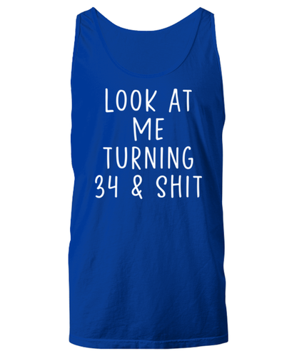 34th Birthday Unisex Tank Top Shirt