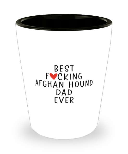 Afghan Hound Dad Shot Glass Nice Shotglass Appreciation Thank You