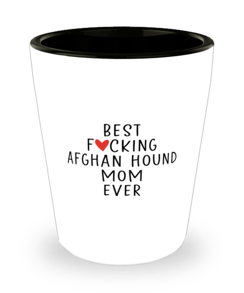 Afghan Hound Mom Shot Glass Nice Shotglass Appreciation Thank You