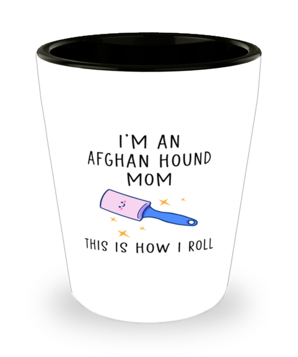 Afghan Hound Mom Shot Glass Nice Shotglass Appreciation Thank You