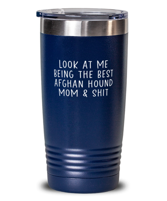 Afghan Hound Mom Tumbler Nice Appreciation Thank You Travel Mug