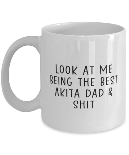 Akita Dad Coffee Mug Nice Appreciation Thank You Cup