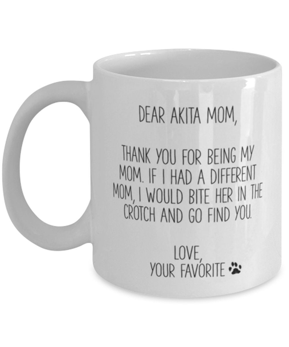 Akita Mom Coffee Mug Nice Appreciation Thank You Cup