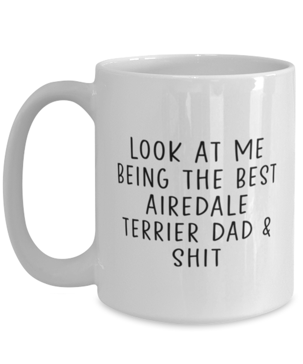 Airedale Terrier Dad Coffee Mug Nice Appreciation Thank You Cup