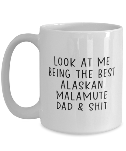 Alaskan Malamute Dad Coffee Mug Nice Appreciation Thank You Cup