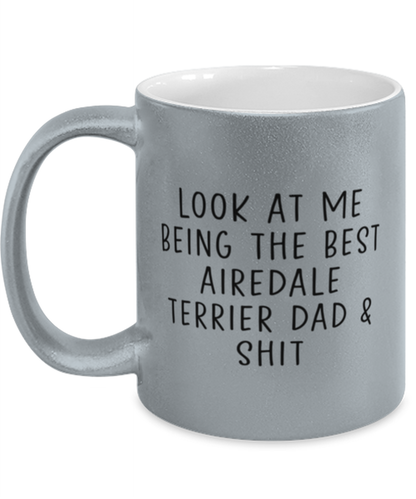 Airedale Terrier Dad Coffee Mug Nice Appreciation Thank You Cup