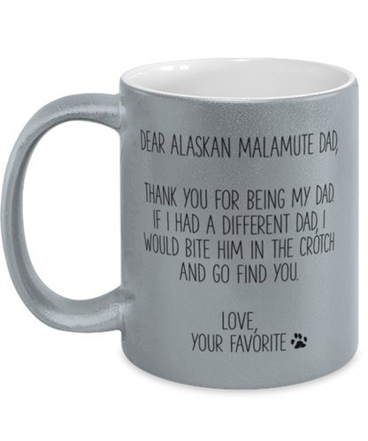 Alaskan Malamute Dad Coffee Mug Nice Appreciation Thank You Cup