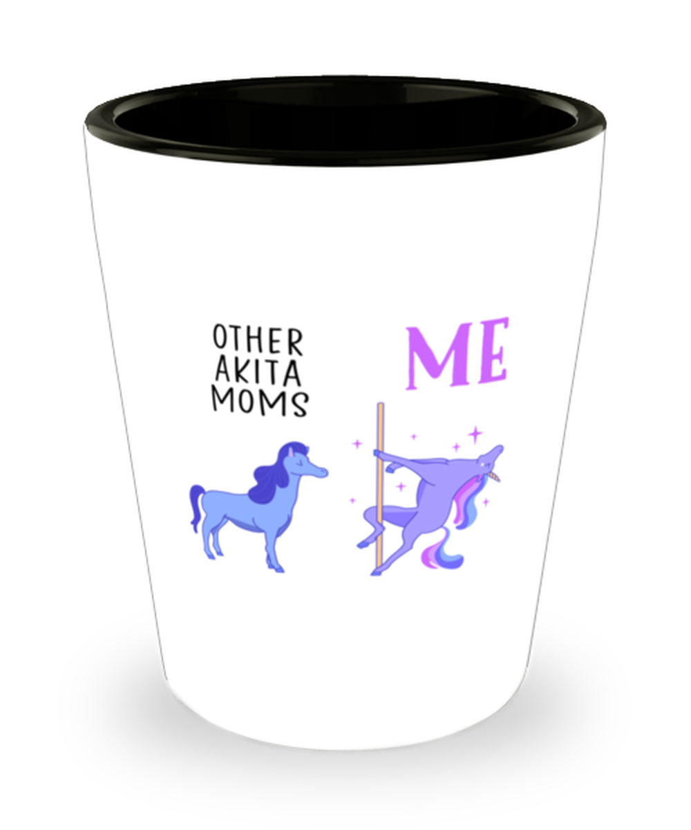 Akita Mom Shot Glass Nice Appreciation Thank You Shotglass