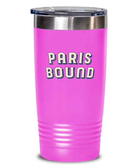 Moving to Paris France Moving Away Housewarming Tumbler Travel Coffee Mug Unique Cup