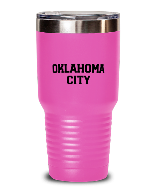 Oklahoma City Moving Away Tumbler Travel Coffee Mug Unique Cup