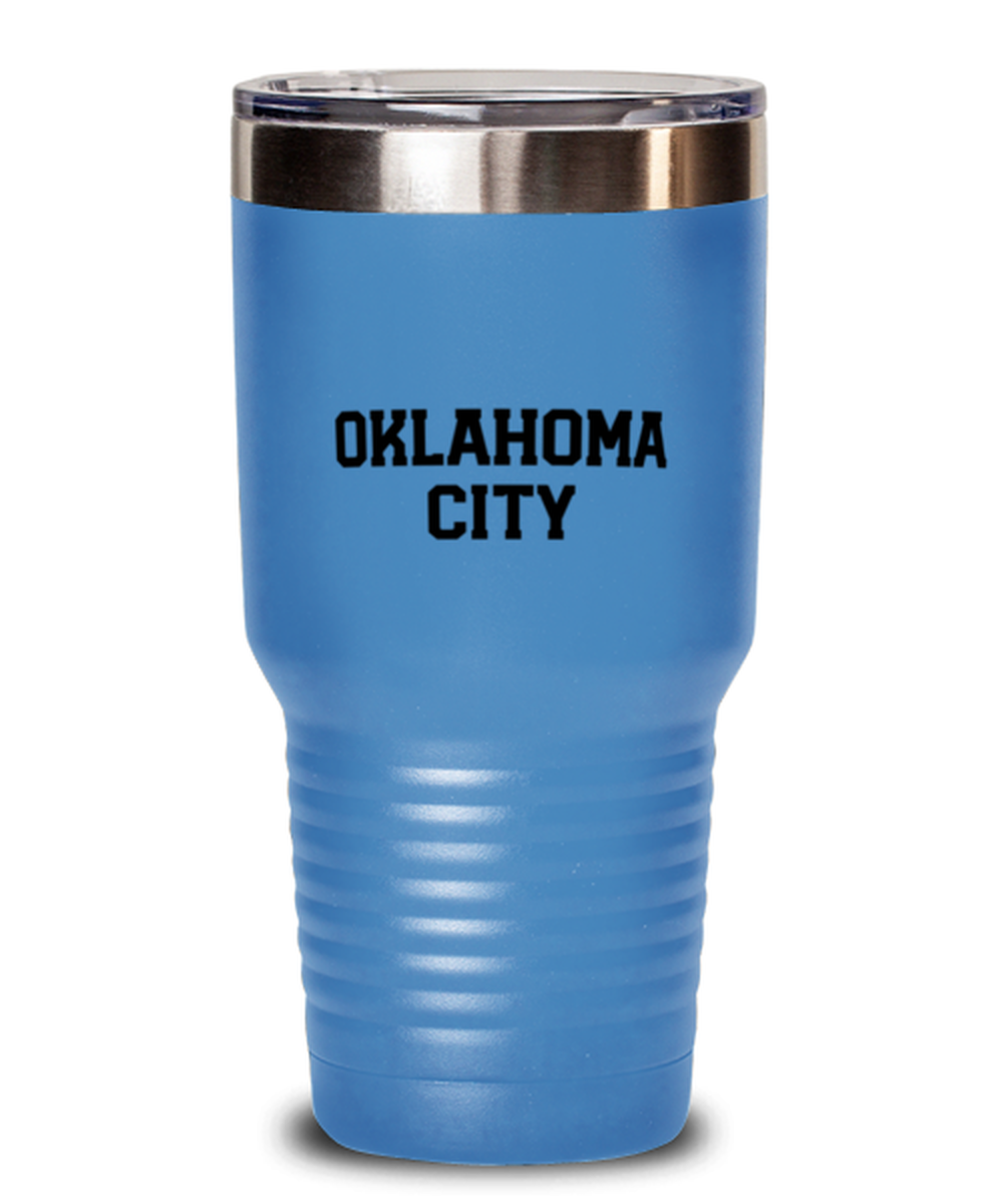 Oklahoma City Moving Away Tumbler Travel Coffee Mug Unique Cup