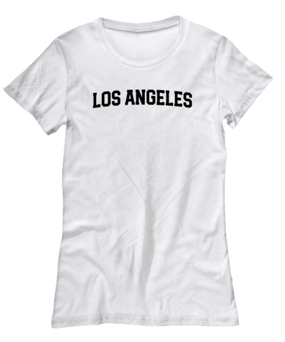 Los Angeles California Moving Away Womens T Shirt Unique Tshirt Cool Woman Tee