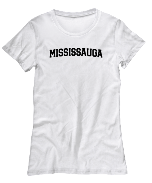 Mississauga Canada Moving Away Womens T Shirt Unique Tshirt Cool Woman Tee