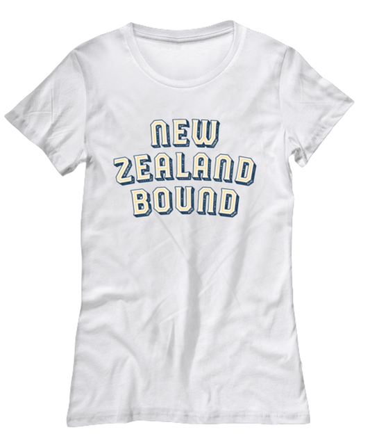 Moving to New Zealand Womens T Shirt Unique Tshirt Cool Woman Tee