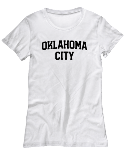 Oklahoma City Moving Away Womens T Shirt Unique Tshirt Cool Woman Tee