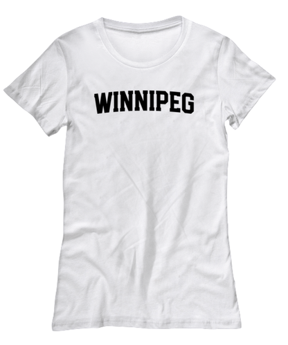 Winnipeg Canada Moving Away Womens T Shirt Unique Tshirt Cool Woman Tee