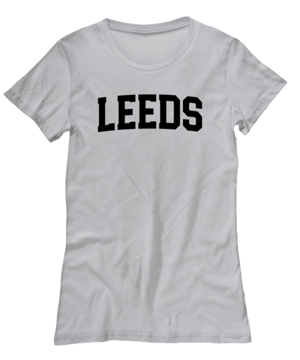 Leeds UK Moving Away Womens T Shirt Unique Tshirt Cool Woman Tee