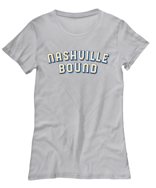 Moving to Nashville Womens T Shirt Unique Tshirt Cool Woman Tee