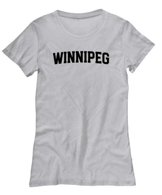 Winnipeg Canada Moving Away Womens T Shirt Unique Tshirt Cool Woman Tee