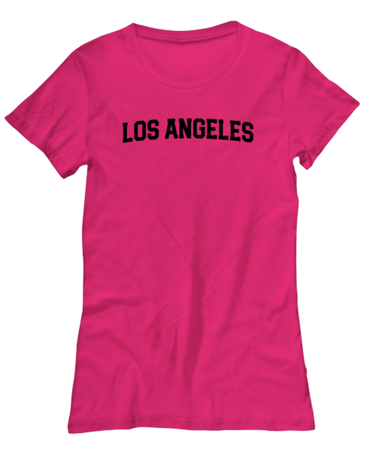 Los Angeles California Moving Away Womens T Shirt Unique Tshirt Cool Woman Tee