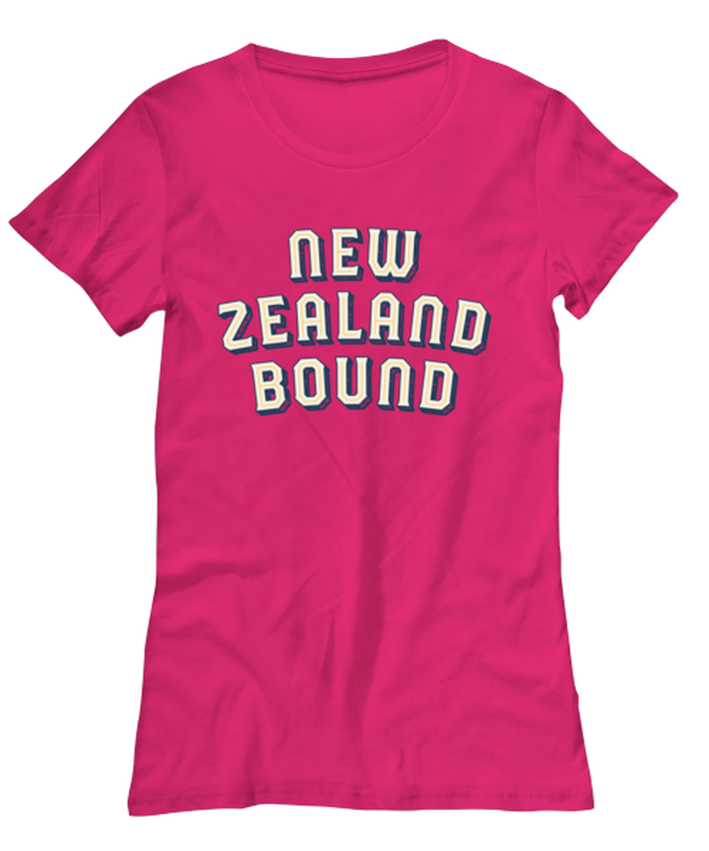 Moving to New Zealand Womens T Shirt Unique Tshirt Cool Woman Tee