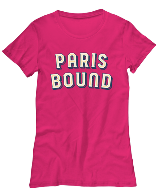 Moving to Paris France Moving Away Housewarming Womens T Shirt Unique Tshirt Cool Woman Tee