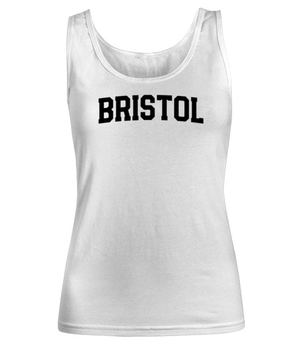 Bristol UK Moving Away Womens Tank Top Shirt Unique Woman Tshirt