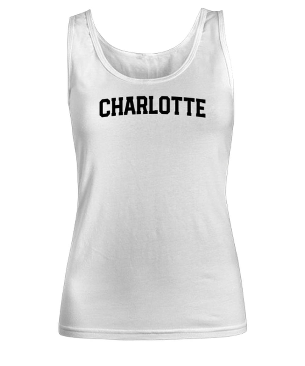 Charlotte North Carolina NC Moving Away Womens Tank Top Shirt Unique Woman Tshirt