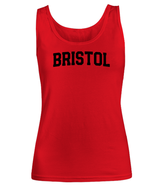 Bristol UK Moving Away Womens Tank Top Shirt Unique Woman Tshirt