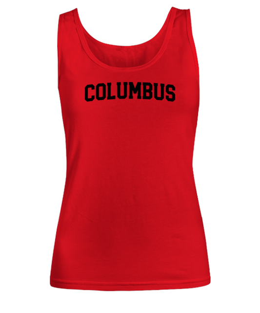 Columbus Ohio Moving Away Womens Tank Top Shirt Unique Woman Tshirt