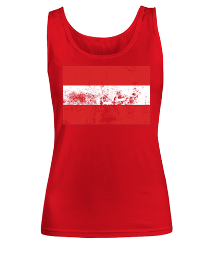 Retro Vintage Style Austria Austrian Flag Pride Womens Tank Top Shirt Unique Woman Tshirt