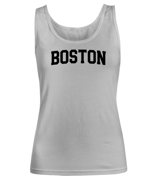 Boston Massachusetts Moving Away Womens Tank Top Shirt Unique Woman Tshirt