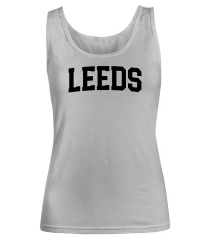 Leeds UK Moving Away Womens Tank Top Shirt Unique Woman Tshirt