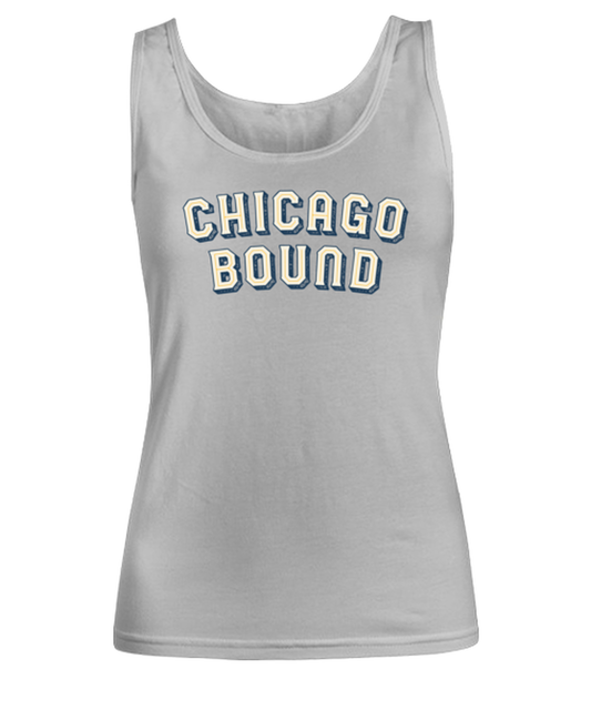 Moving to Chicago Womens Tank Top Shirt Unique Woman Tshirt