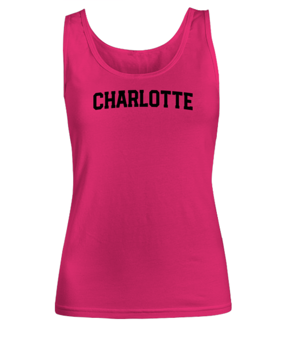 Charlotte North Carolina NC Moving Away Womens Tank Top Shirt Unique Woman Tshirt