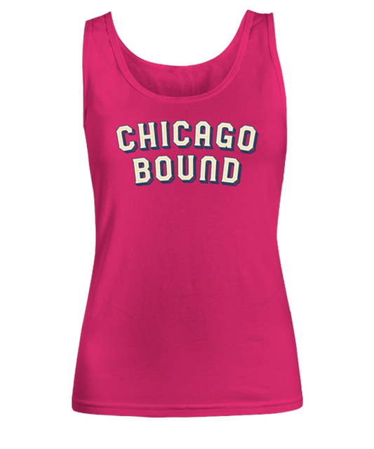 Moving to Chicago Womens Tank Top Shirt Unique Woman Tshirt