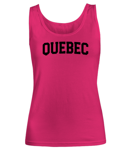 Quebec Canada Moving Away Womens Tank Top Shirt Unique Woman Tshirt