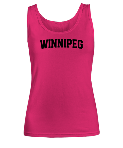 Winnipeg Canada Moving Away Womens Tank Top Shirt Unique Woman Tshirt