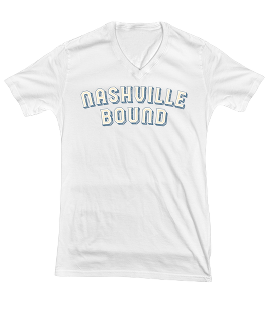 Moving to Nashville V Neck Shirt Unique Vneck Tshirt