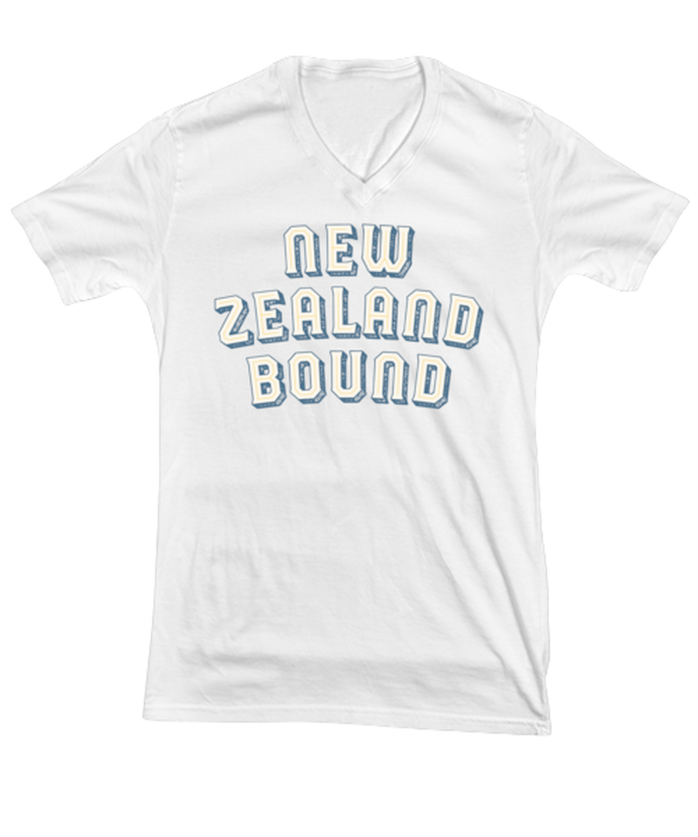 Moving to New Zealand V Neck Shirt Unique Vneck Tshirt