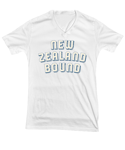 Moving to New Zealand V Neck Shirt Unique Vneck Tshirt