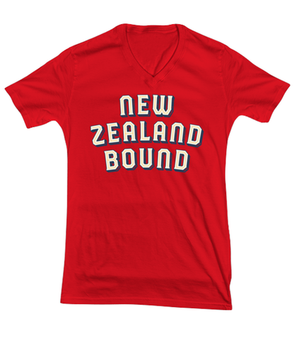 Moving to New Zealand V Neck Shirt Unique Vneck Tshirt