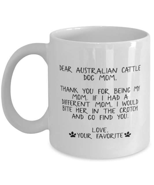 Australian Cattle Dog Mom Coffee Mug Unique Birthday Cup Men Women