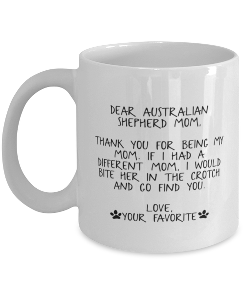 Australian Shepherd Mom Coffee Mug Unique Birthday Cup Men Women