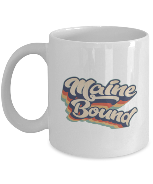 Moving to Maine Moving Away Retro 70s 1970 Coffee Mug Unique Birthday Cup Men Women