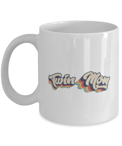 Twin Mom New Mama Mommy Coffee Mug Unique Birthday Cup Men Women