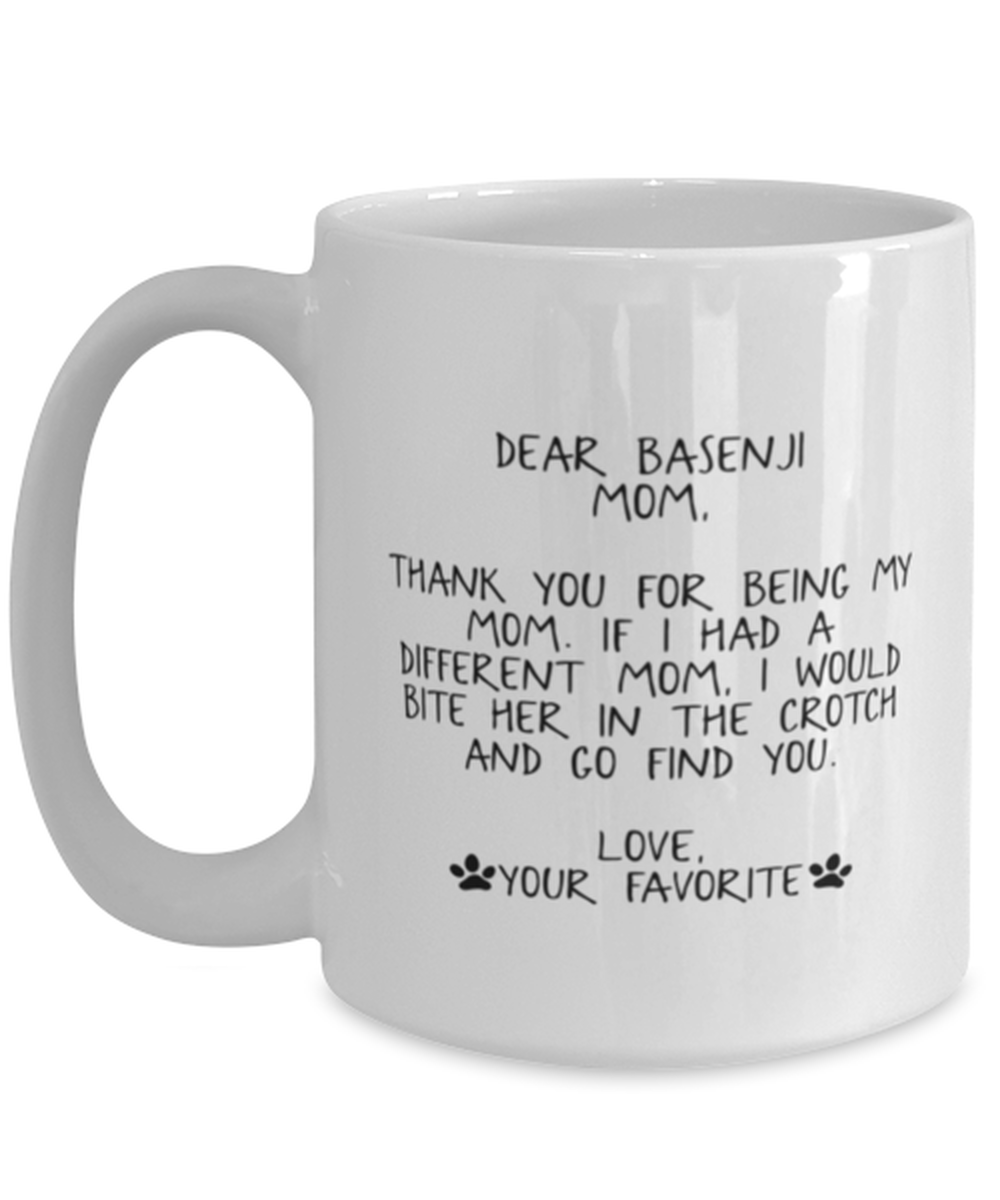 Basenji Mom Coffee Mug Unique Birthday Cup Men Women