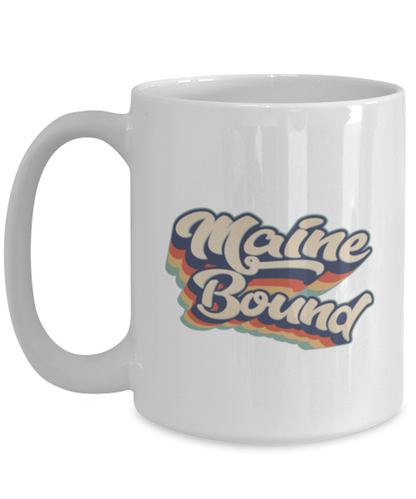 Moving to Maine Moving Away Retro 70s 1970 Coffee Mug Unique Birthday Cup Men Women